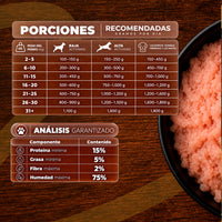 Alimento crudo de pollo para perros de Bones Gourmet