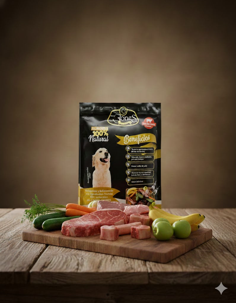 Alimento natural Crudo de Res